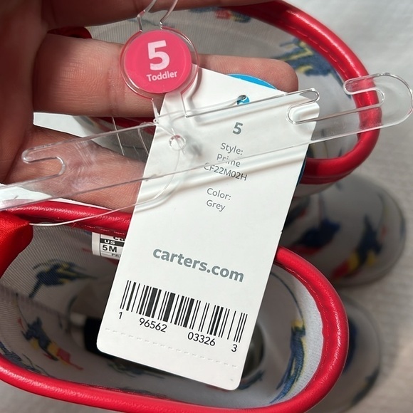 Carter's Kids Rain Boots - Red, Blue, Yellow - Picture 6 of 11